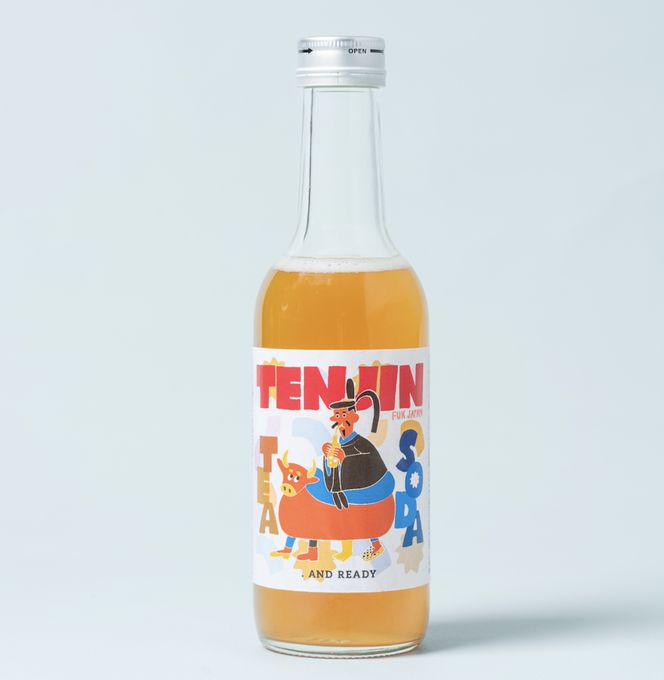 福岡県産 八女茶葉 TENJIN TEE SODA 3本セット 2