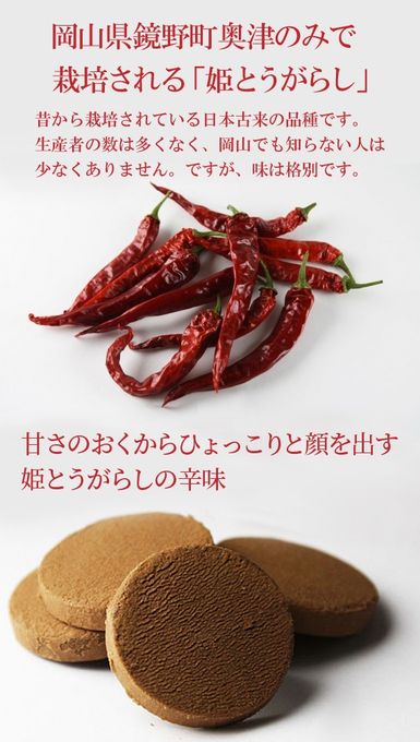 ベルギーショコラと岡山の姫とうがらしが出会った『にわか恋』（10枚入り） 2
