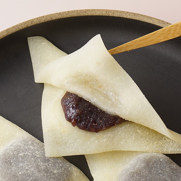 東山八ツ橋本舗】つぶあん入り生八ツ橋(ニッキ) 10個入り （東山八ツ橋