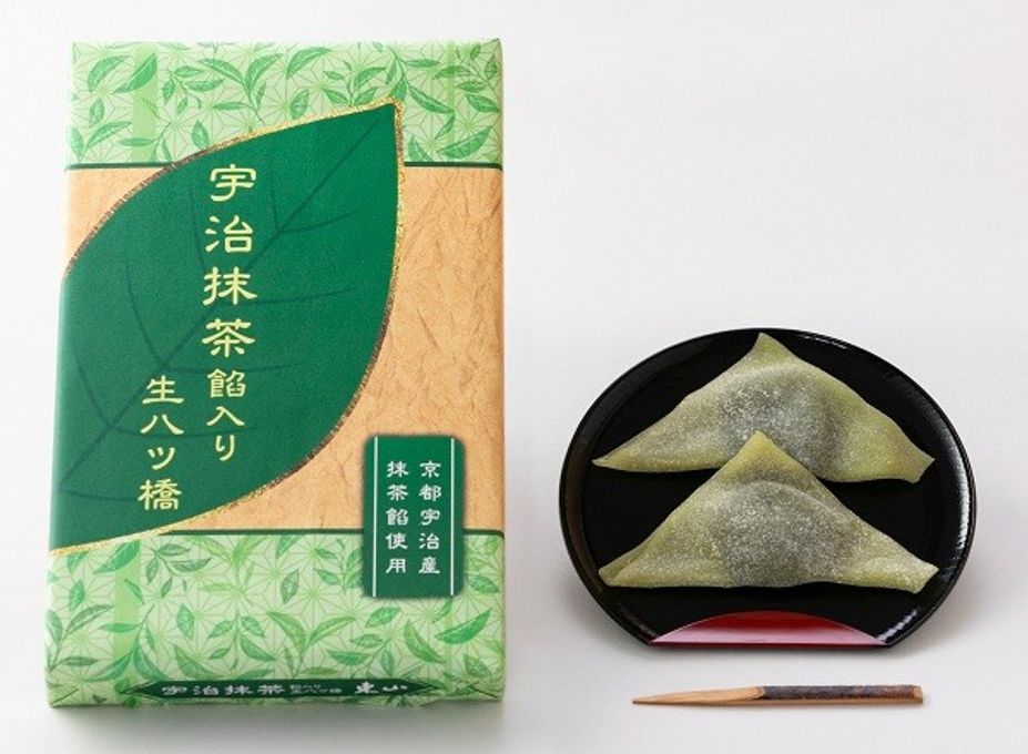 【東山八ツ橋本舗】東山 宇治抹茶餡入り生八ツ橋 9個入り 1