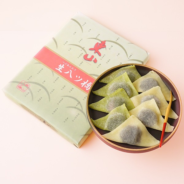 東山八ツ橋本舗】つぶあん入り生八ツ橋 (ニッキ・抹茶詰合せ) 18個入り