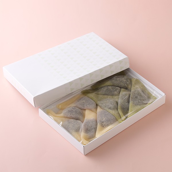 東山八ツ橋本舗】つぶあん入り生八ツ橋 (ニッキ・抹茶詰合せ) 10個入り