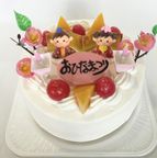 おひな祭りケーキ6号（直径18ｃｍ） 卵・乳製品アレルギーにも対応  1