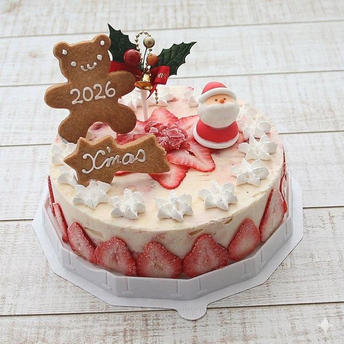 苺のミルフィーユアイスケーキ6号 クリスマス2026 1