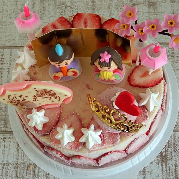 苺のミルフィーユ 5号 アイスクリームケーキ （魁ジェラート） | Cake.jp