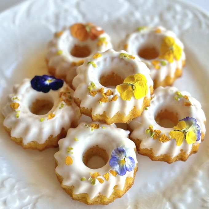 お花のレモンケーキ (グルテンフリー） 1
