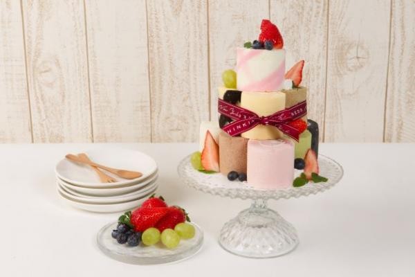 【新杵堂】9種のミニロールを自己流アレンジで楽しむロールケーキタワー 1
