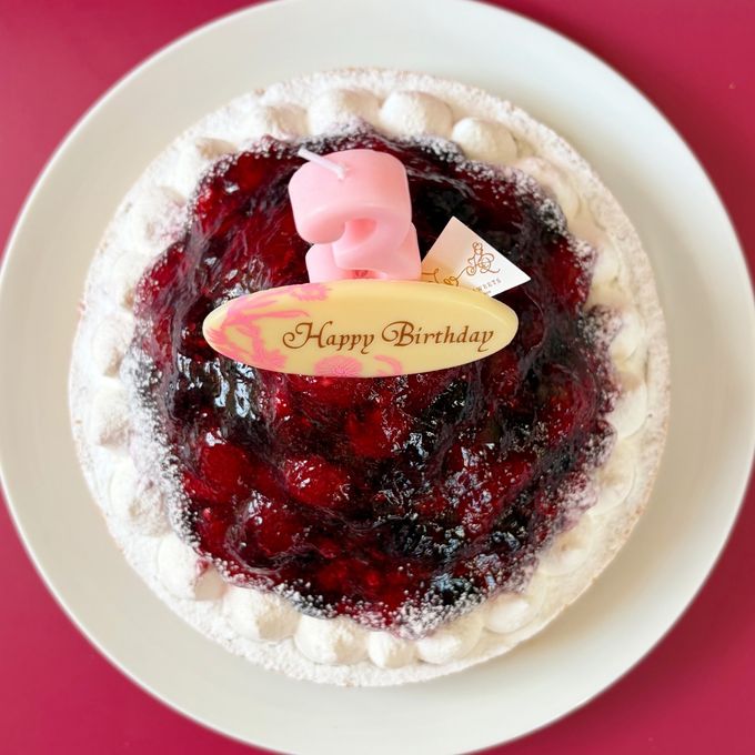 誕生日プレート付 誕生日ラッピング 鬼盛り ブルーベリー＆ラズベリーチーズタルト 8〜10名様 18cm  6号 即日出荷 お届け指定可  お取り寄せ 誕生日ケーキ タルト 2