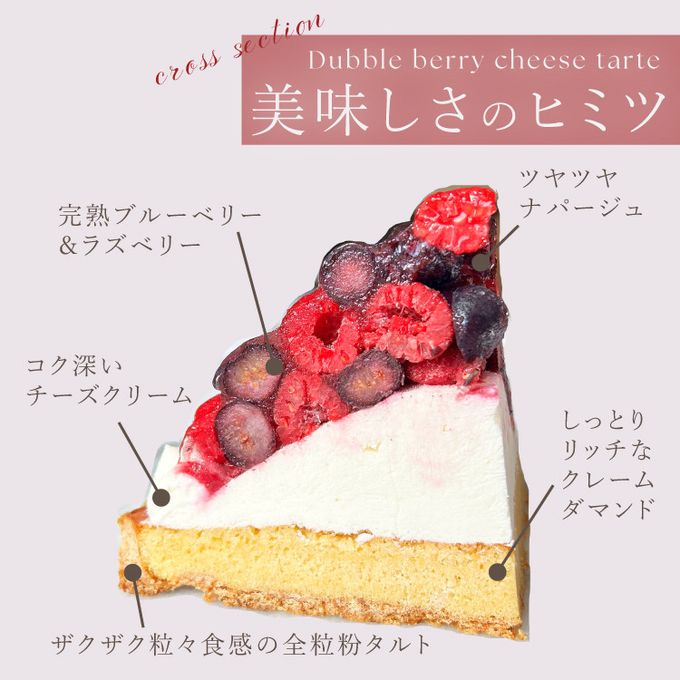 【父の日 早割 送料無料  誕生日ケーキ メディア掲載店】ブルーベリー＆ラズベリーチーズタルト 18cm    父の日2024 8