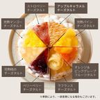 8種を楽しむ贅沢フルーツアソートスイーツ 18cm 即日出荷 お届け指定可 早割 お取り寄せ  誕生日ケーキ   お中元2026 4