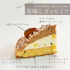 【クリスマスケーキ 2024 お歳暮 御歳暮 早割 お取り寄せ 送料無料  誕生日ケーキ メディア掲載店】クリスマス限定 50セット 国産小麦 濃厚モンブランタルト 18cm クリスマス2024 8