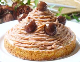 クリームたっぷり 濃厚モンブランタルト 12cm 3〜4名様  即日出荷 お届け指定可  お取り寄せ 誕生日ケーキ タルト  母の日2026