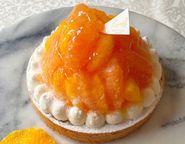 どっさりオレンジ＆ピンクグレープフルーツチーズタルト 8〜10名様 18cm 即日出荷 お届け指定可  お取り寄せ 誕生日ケーキ タルト ホワイトデー 2026 1