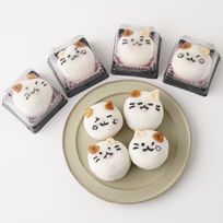 可愛い猫和菓子 8個入り