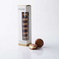 【チョコレートの名店ホテルショコラ】ソルトキャラメルチーズケーキ マカロン 