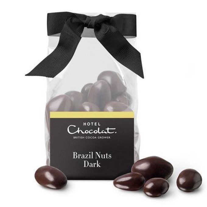 【チョコレートの名店ホテルショコラ】ダークチョコレート ブラジル・ナッツ 1