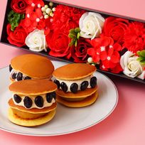 ソープフラワー＆お芋さんと黒豆の絶品どら 