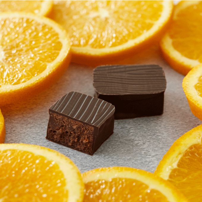 オレンジプラリネチョコレート｜1度も搾っていないオレンジピールそのものの香り 4
