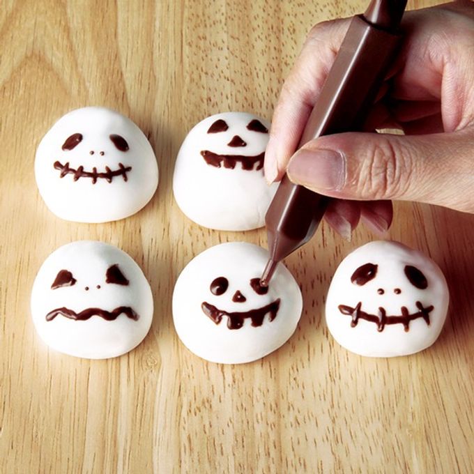 ハロウィンマシュマロ（チョコペン付き） 1