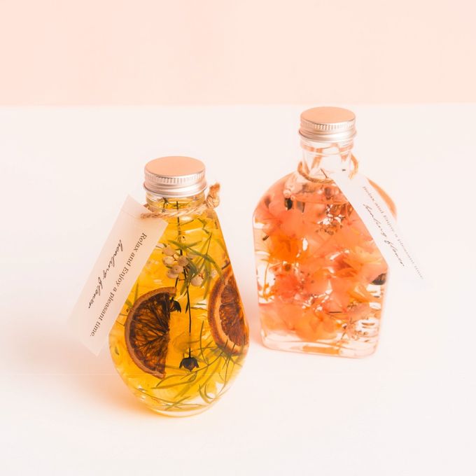 【送料無料】ハーバリウム＆ワッフルケーキ10種セット イエロー  9