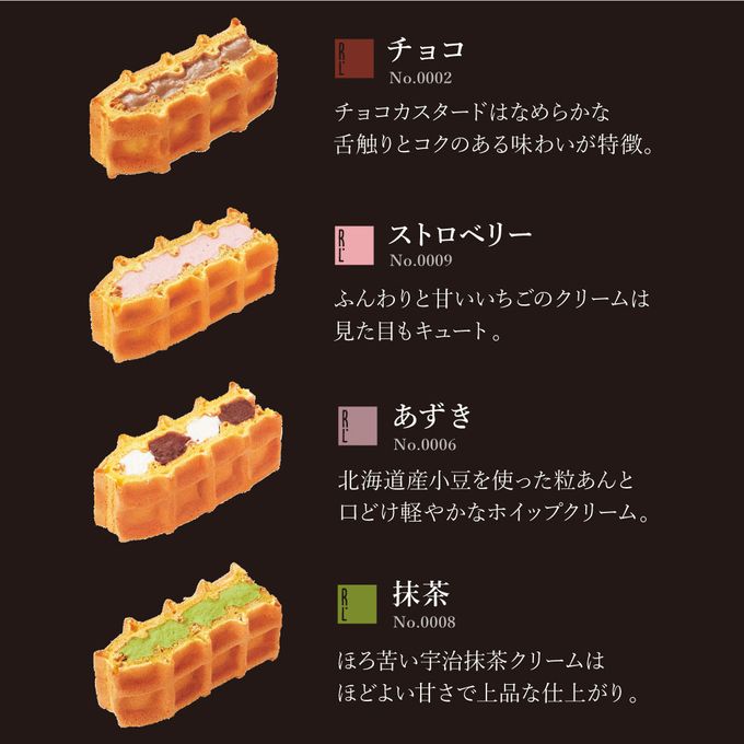 【送料無料】【ワッフル・ケーキの店 R.L（エール・エル）】 誕生日シート付きワッフルケーキ10種セット 人気 定番 7