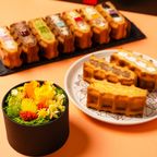 【送料無料】フラワードーム付きワッフル10種セット【イエロー】 母の日2026 1