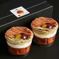 【送料無料】【ワッフル・ケーキの店R.L（エール・エル）】くりのカップワッフル2個セット ハロウィン2024