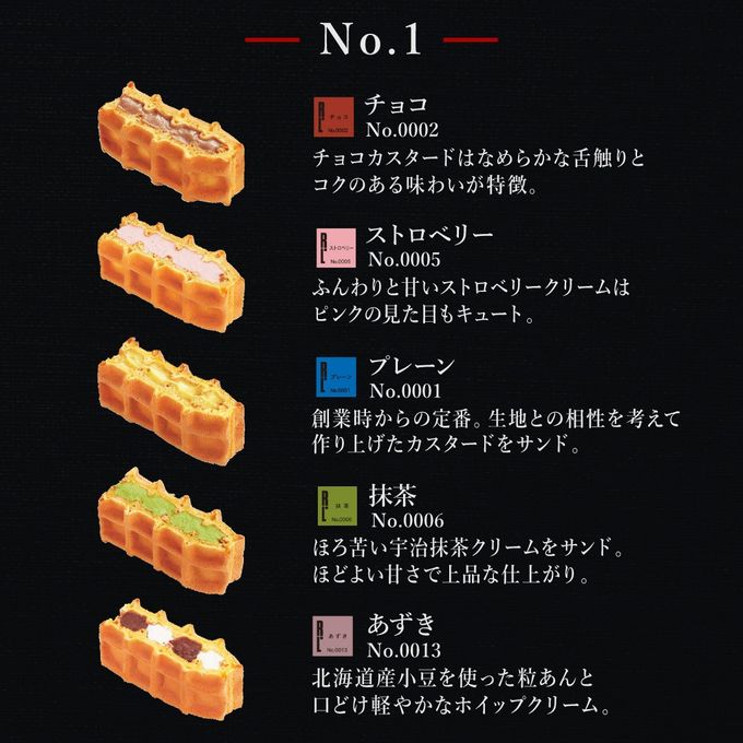 ワッフル ケーキ 5種セット No.1 【出来立ての美味しさをお届け！リニューアル】 3