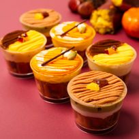 【送料無料】3種のモンブランカップワッフル 6個セット【秋の味覚3種】 