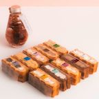 【送料無料】ハーバリウム＆ワッフルケーキ10種セット レッド  1