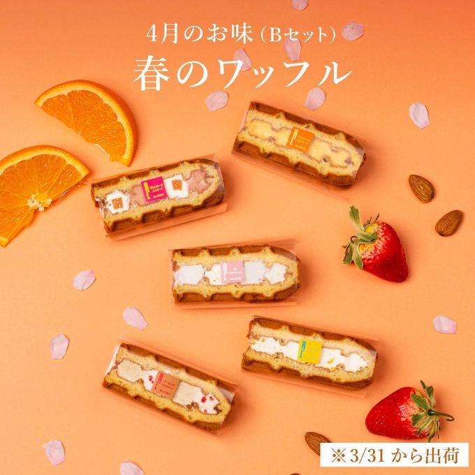 【送料無料】《4月限定》ワッフル ケーキ 10種 Bセット 3