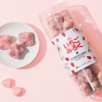 【ワッフル・ケーキの店R.L（エール・エル）】コロコロワッフル ロング 「サクマ いちごみるく」 