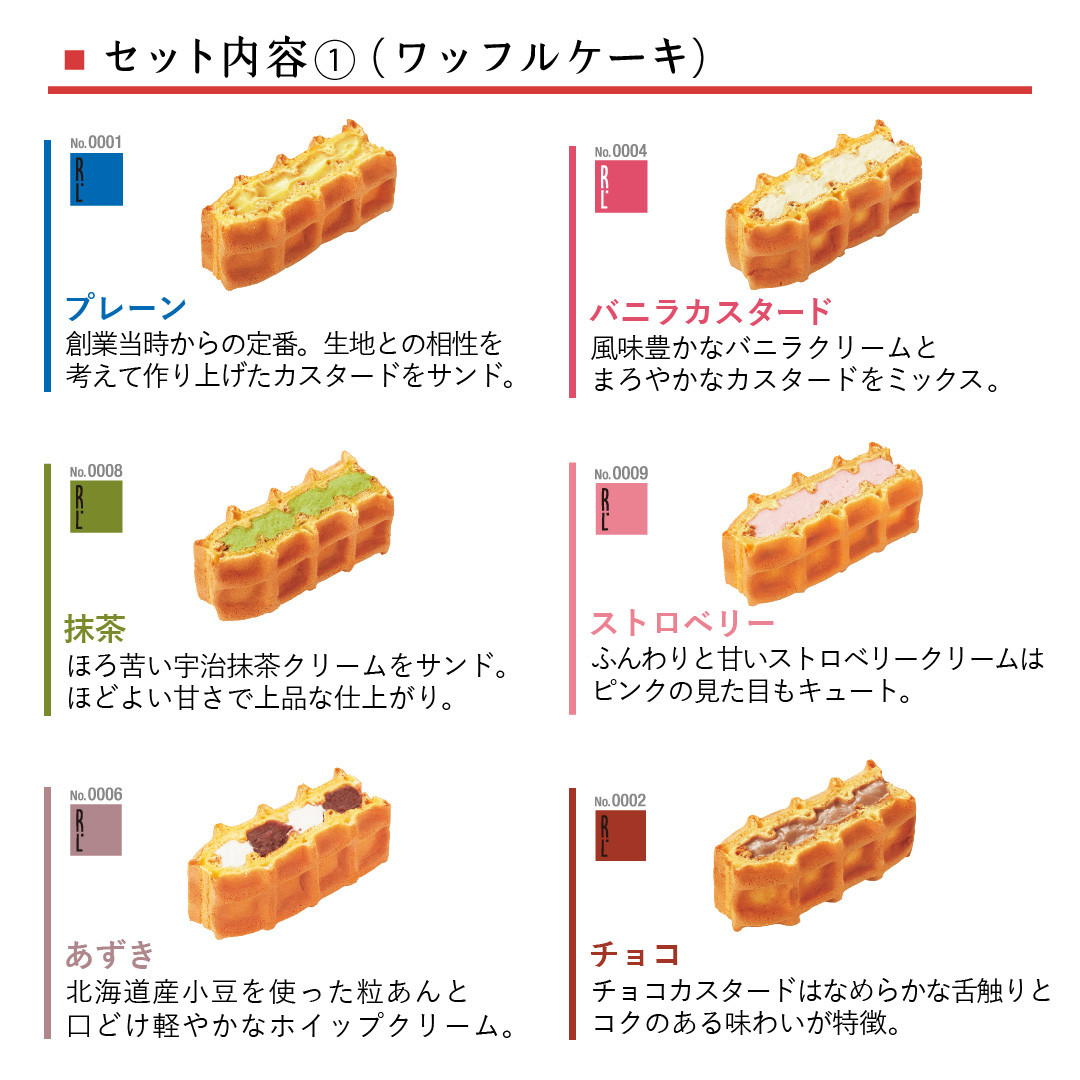 【ワッフル・ケーキの店R.L（エール・エル）】ギフトセット（A） 2
