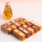 【送料無料】ハーバリウム＆ワッフルケーキ10種セット イエロー  1