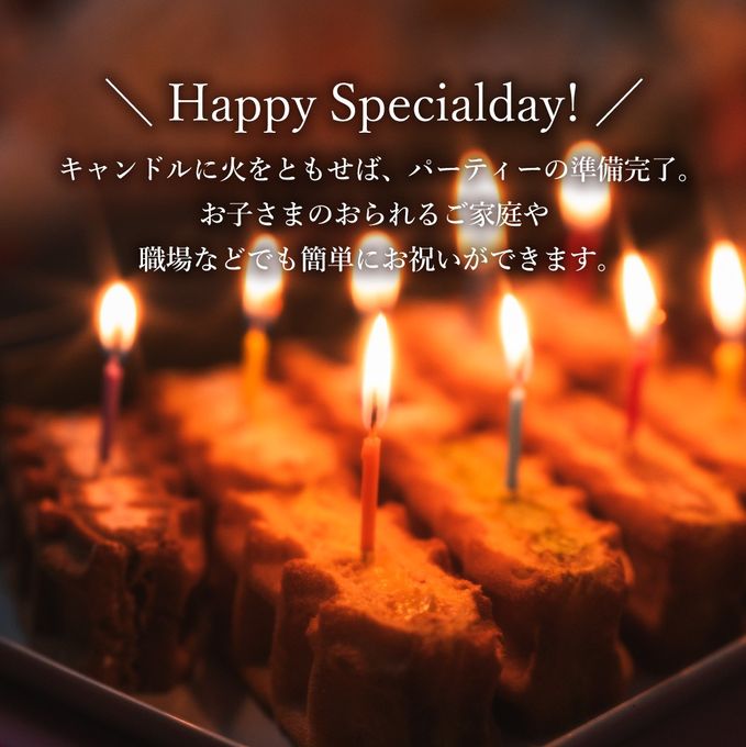 【送料無料】 キャンドル＆リボン付き ワッフルケーキ10種セット【記念日や誕生日に】  2