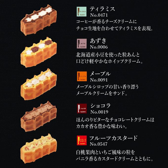 【お急ぎ便】Xmasケーキにも ワッフルケーキ 10種 セット 人気 定番 4