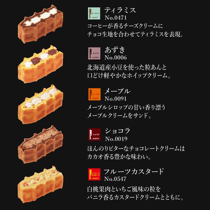 【送料無料】【ワッフル・ケーキの店 R.L（エール・エル）】 ハート柄シート付きワッフル ケーキ10種セット バレンタイン2025 6