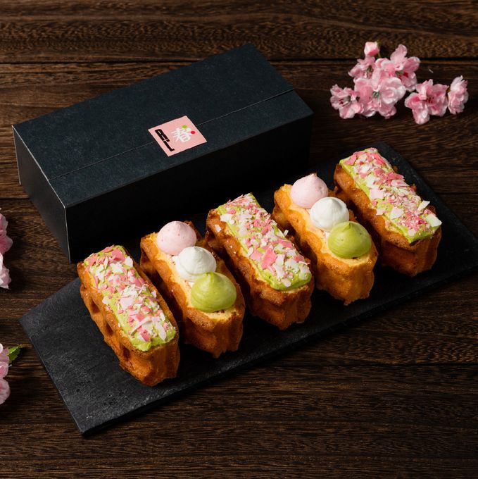 【送料無料】【ワッフル・ケーキの店R.L（エール・エル）】春咲くワッフルドルチェ 5個入  1