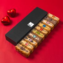 【送料無料】 ハート柄シート付ワッフルケーキ10種セット 