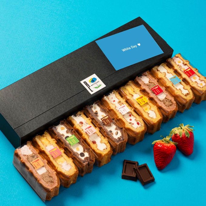 【送料無料】ホワイトデーカード付季節のワッフルケーキ10種セット ホワイトデー2026 1