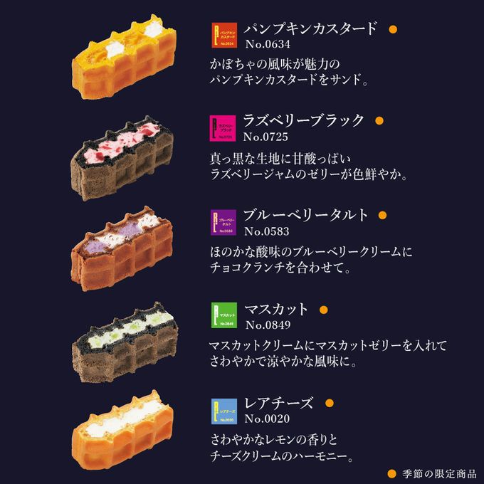 【送料無料】【ワッフル・ケーキの店R.L（エール・エル）】ハロウィン限定パッケージ  季節のワッフルケーキ10種セット ハロウィン2024 4