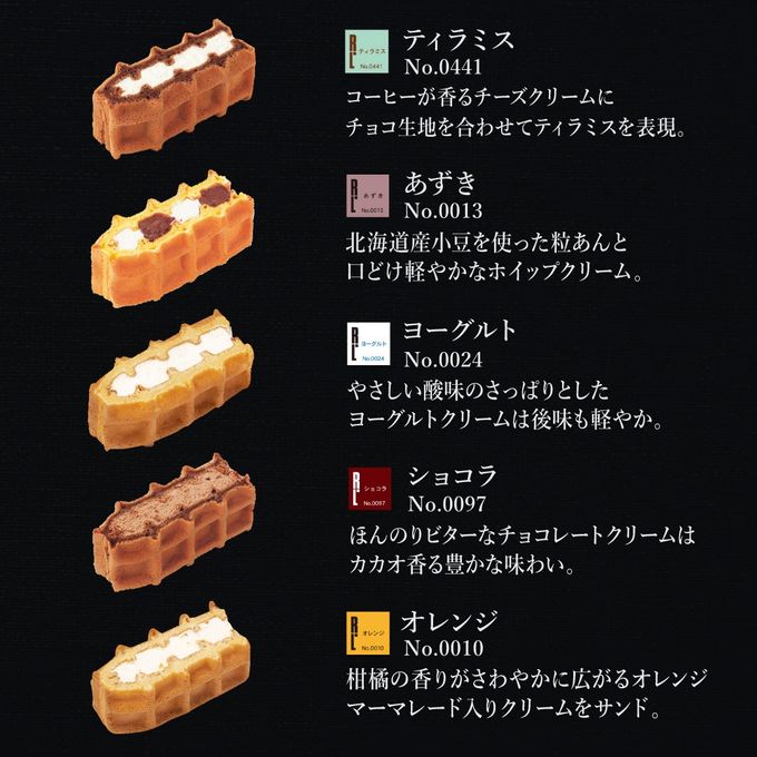 【送料無料】 誕生日シート付きワッフルケーキ10種セット 7