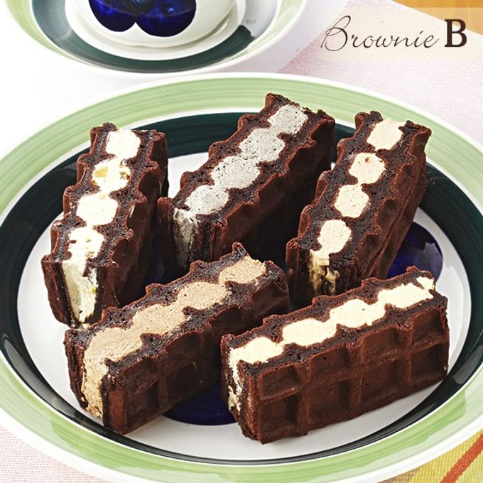【ワッフル・ケーキの店R.L（エール・エル）】ブラウニー ワッフル 5種 セット B 濃厚 チョコレート   1