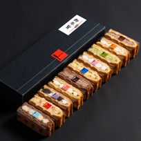 【送料無料】 お年賀のしワッフルケーキ10種セット