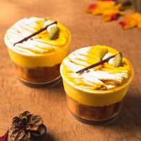 【送料無料】かぼちゃのカップワッフル2個セット 【秋の素材】