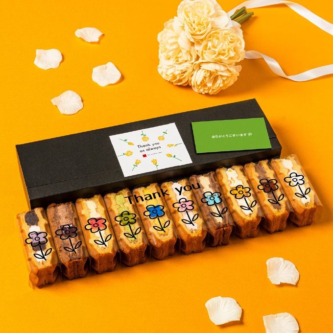 【送料無料】Thank youシート付きワッフルケーキ10種セット 1