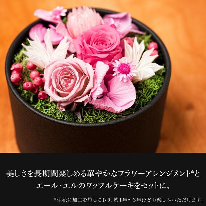【送料無料】フラワードーム付きワッフル10種セット【ピンク】  2