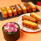 【送料無料】フラワードーム付きワッフル10種セット【ピンク】  1