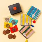 【送料無料】今治 タオル ハンカチ＆ クリスピーサンドワッフルセット【ピンク】 1