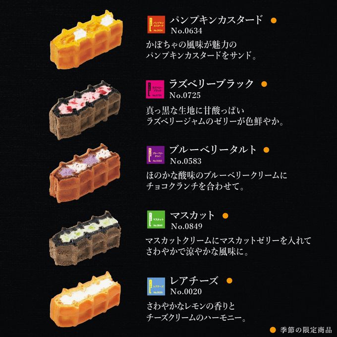 【送料無料】【ワッフル・ケーキの店R.L（エール・エル）】《季節限定》ワッフル ケーキ 20種 Bセット  3